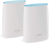 NETGEAR Orbi Tri-Band Whole Home Mesh WiFi System, with Wall Plugs for Placement Anywhere (RBK33) – Router Replacement Covers up to 5,000 sq. ft. 3-Pack Includes 1 Router & 2 Wall Plug Satellites